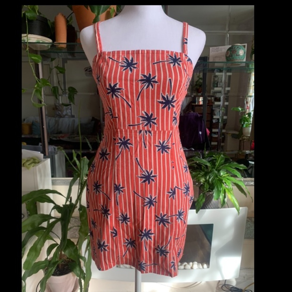 FOREVER 21 PALM TREE MINI DRESS 🌴